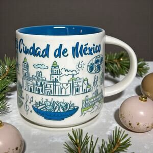 Starbucks Ciudad de Mexico Been There Series Mug 14oz Coffee Cup 2024 EUC